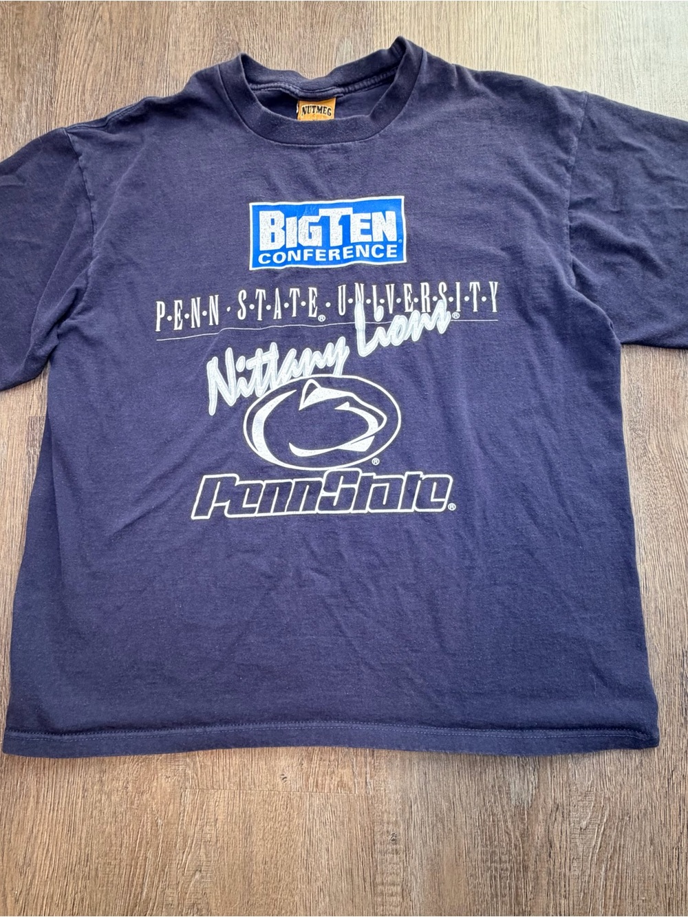 Penn State Nittany Lions Navy Graphic Tee - Vintage Collegiate Shirt